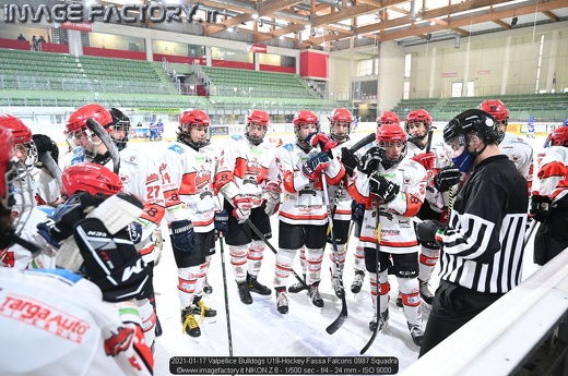 2021-01-17 Valpellice Bulldogs U19-Hockey Fassa Falcons 0987 Squadra